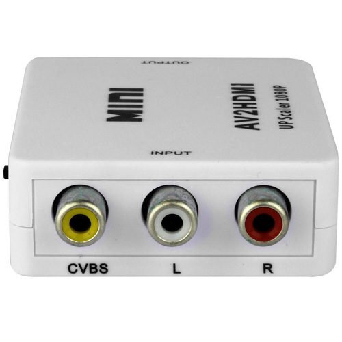 Mini HD Converter AV2 para  HDMI Branco