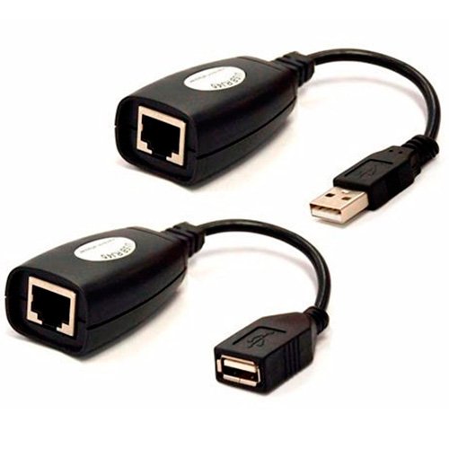Extensor USB x Cabo Ethernet RJ45 Até 50MT