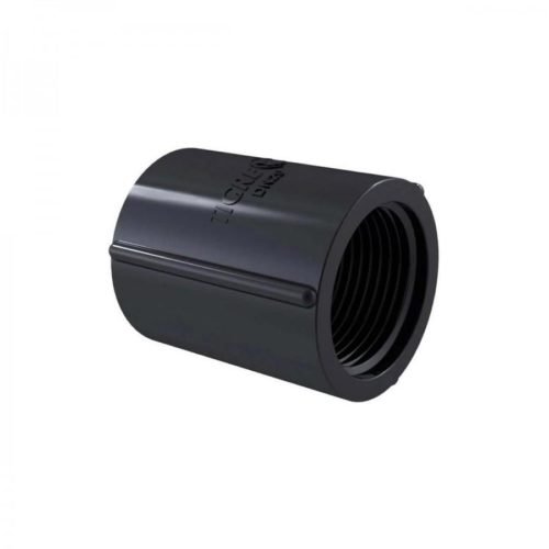 Luva PVC Para Eletroduto Roscável 1.1/4″ Polegada Preto