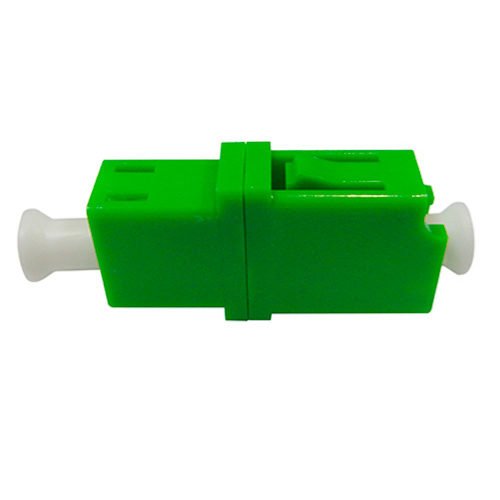 Acoplador Óptico LC (APC) x LC (APC) Mono Modo Simplex Verde