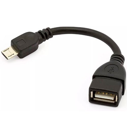 Cabo adaptador USB x Micro USB OTG 0.10CM