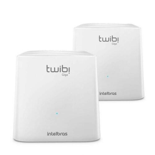 Kit 02 Roteadores Wireless Sistema Wi-Fi Mesh TWIBI Giga/1000Mbps
