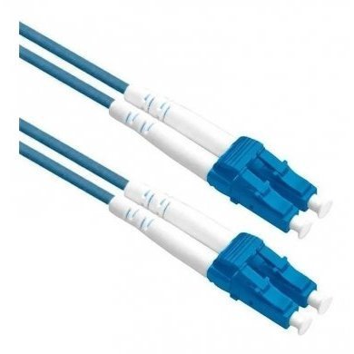 Cordão Óptico Duplex Monomodo LC-PC/LC-PC 9/125µ 2mm 30Mts Azul